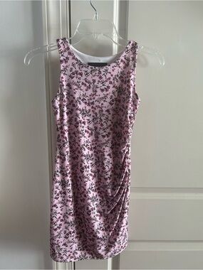 Vintage Un Deux Trois Floral Midi Dress Size 10 Girls Y2K